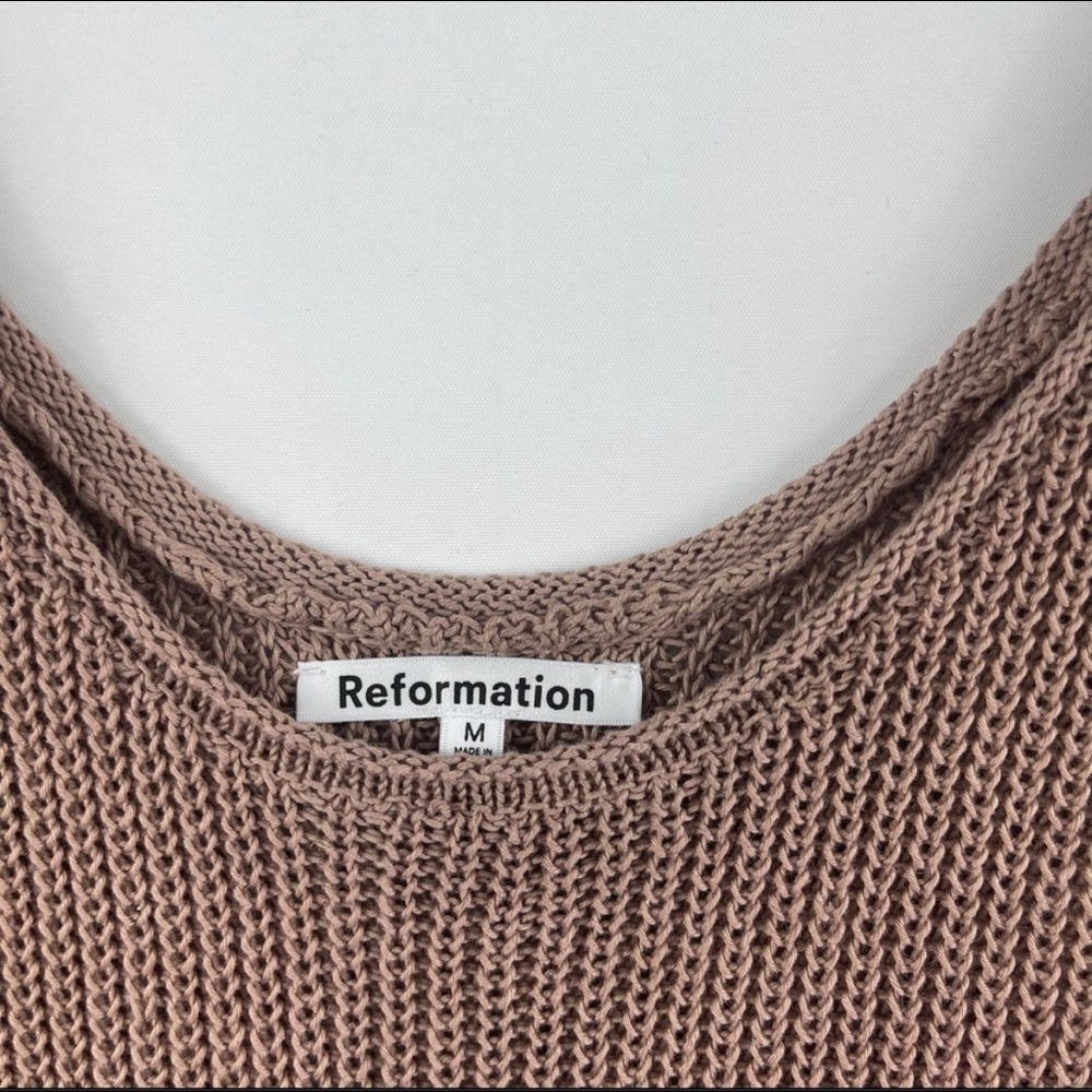 Reformation Cropped Knit Tank